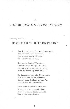 Stormarns Riesensteine