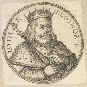 Bildnis des Lothar II., König von Lothringen