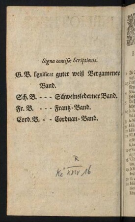 Signa concisae Scriptionis