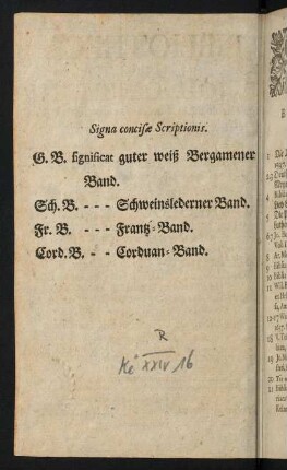 Signa concisae Scriptionis