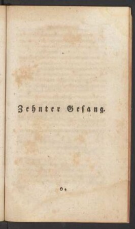Zehnter Gesang
