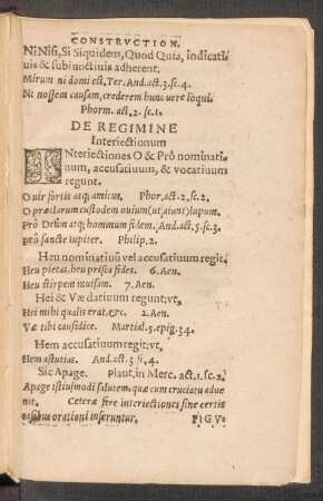De Regimine Interiectionum
