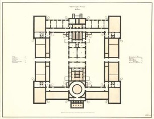 Hoffmann, Lorenz; Akademiegebäude - Grundriss Souterrain