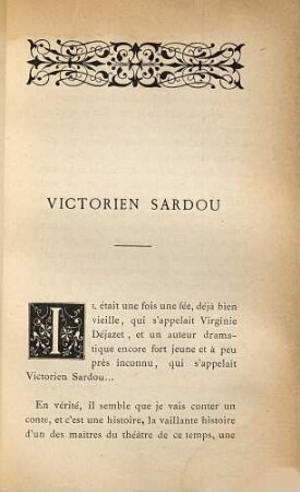 Victorien Sardou : Par Jules Claretie