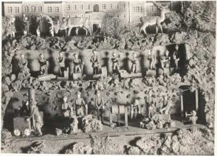 Weihnachtsberg : Weihnachtsberg (um 1820) aus Cranzahl. Teilansicht