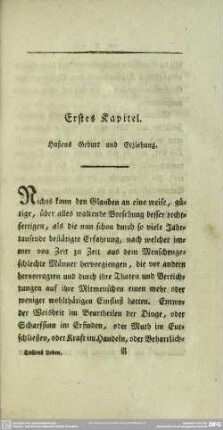 Erstes Kapitel. Hußens Geburt und Erziehung