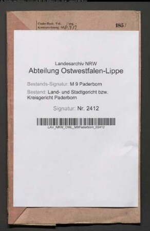 Erblasser: Rüsing, Heinrich: