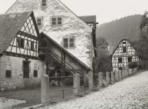Hirsau, Kloster Hirsau, ehemalige Bäckerei und Mühle. Ansicht von Südosten