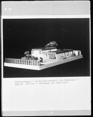 Architekturmodell für Wohnhaus