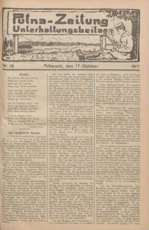 19.1917: Putna-Zeitung