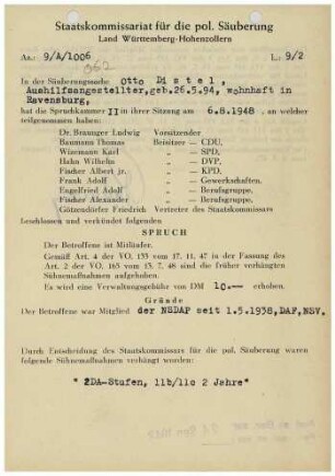 Distel, Otto