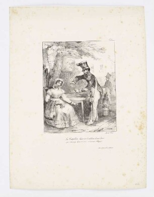 Schmetterling, Blatt 3 der Folge "Lithographisches Album"