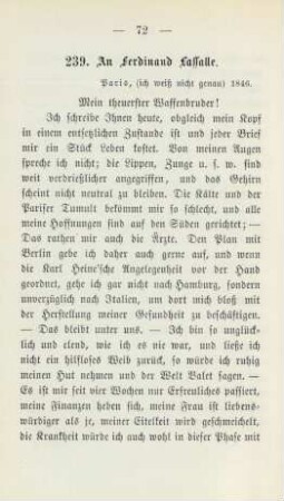 239. An Ferdinand Lassalle