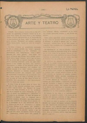 Arte y teatro
