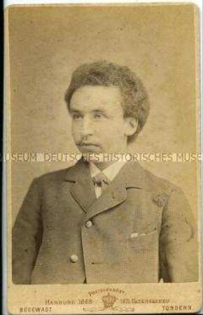 Porträt eines jungen Mannes, Carte de Visite