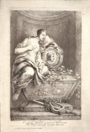 Memorialbild auf Ewald Christian von Kleist