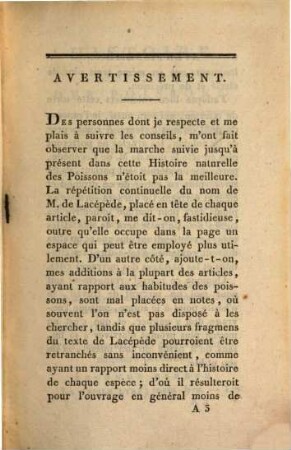 Histoire naturelle, générale et particulière des poissons : ouvrage faisant suite à l'Histoire naturelle, générale et particulière, composée par Leclerc de Buffon et mise dans un nouvel ordre par C. S. Sonnini avec des notes et additions, 9