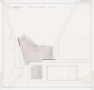 Grünflächen am Schulzentrum, Hilden: Teichanlage: Lageplan 1:500