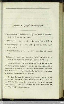 Erklärung der Zeichen und Abkürzungen