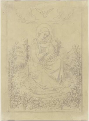 Madonna im Rosengarten