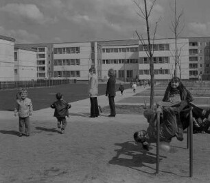 Dresden-Leuben. Städtischer Kindergarten im Neubaugebiet