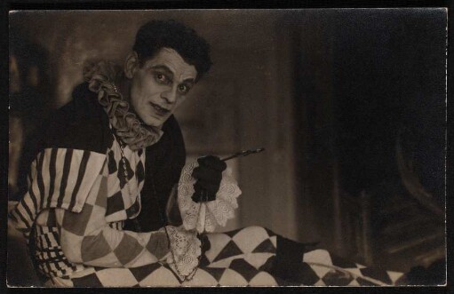 [Bildnis Alexander Moissi als Arlecchino]