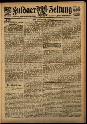 Ausgabe vom Donnerstag, den 07. Juli 1904.