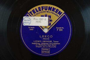 Largo / (Händel)
