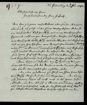 [Brief des Barons von Asch an Heyne vom 08./19.06.1790]