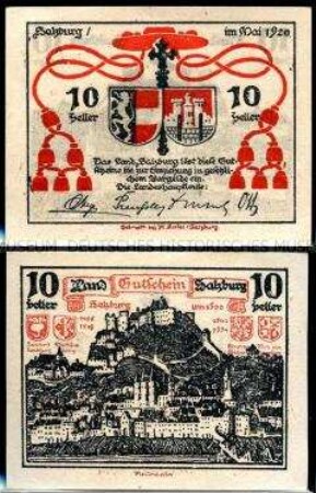 Salzburg, Land 10 Heller