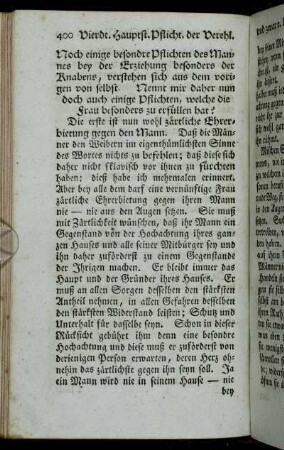 [3.] Besondre der Frau.