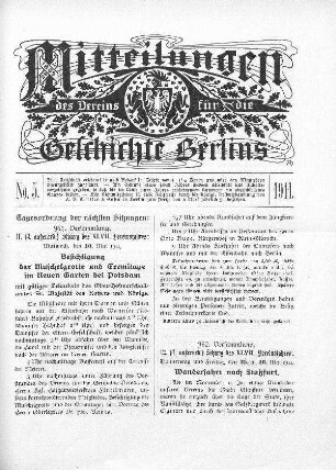 Tagesordnung der nächsten Sitzungen