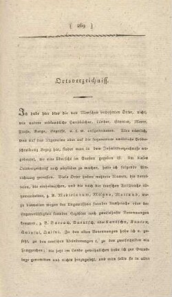 Ortsverzeichniss