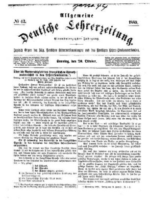 Über die Notwendigkeit des französischen Sprachunterrichts in den Lehrerseminaren : Vortrag, auf der 8. Hauptversammlung des Allg. Sachsischen Lehrervereins zu Chemnitz den 30. Sept. 1889