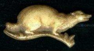 WHW-Abzeichen, Tiere des Waldes: Dachs, Straßensammlung im Gau 31 Steiermark von Januar 1941