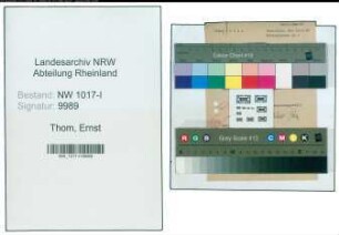Entnazifizierung Ernst Thom , geb. (Betriebsobmann)