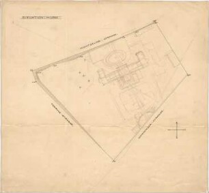 Heilmann & Littmann; München - Bogenhausen, Montgelas-Str.; Schloss für Herrn Prof. Fleischer - Lageplan