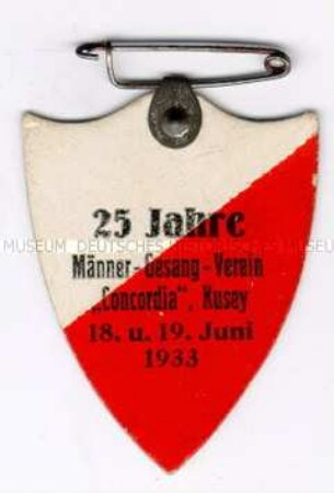 Männergesangverein "Concordia", 25 Jahre, Kusey