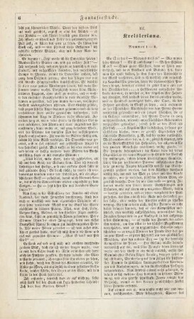 III. Kreisleriana