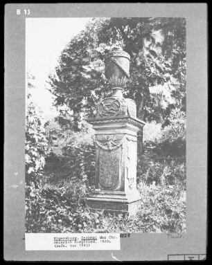 Grabmal des Chr. Heinrich Siegfried