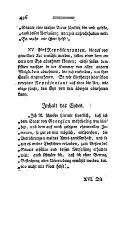 Inhalt des Eydes.
