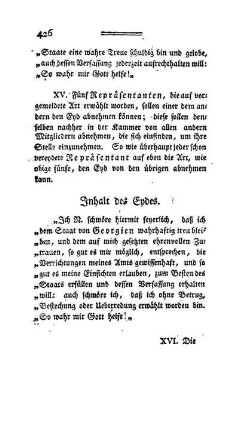 Inhalt des Eydes.