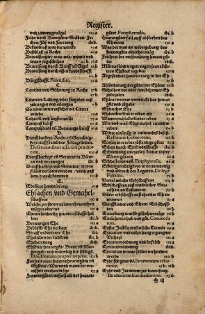 Statuten Buch, Gesatz, Ordnungen vnd Gebräuch, Kaiserlicher, Allgemainer, vnd etlicher Besonderer Land vnd Stett Rechten
