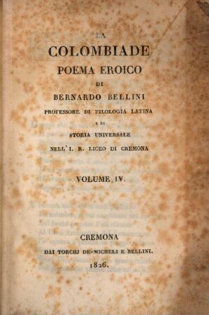 La Colombiade : poema eroico, 4