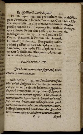 Principium IIX. Quod communicatur figurate, vere etiam communicatur.