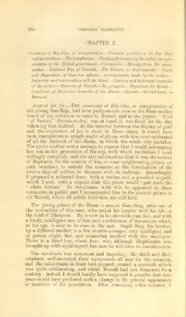 Chapter X. Ceremony of Ráj-tilac, or inauguration ...