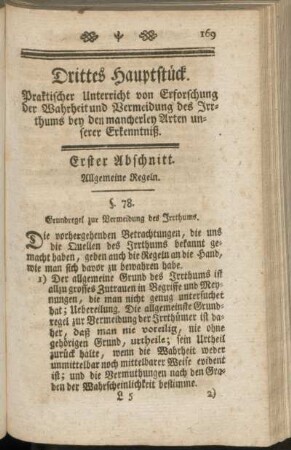 Erster Abschnitt. Allgemeine Regeln
