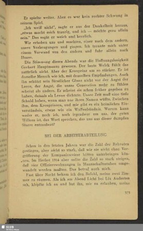 Bei der Arbeiterabteilung