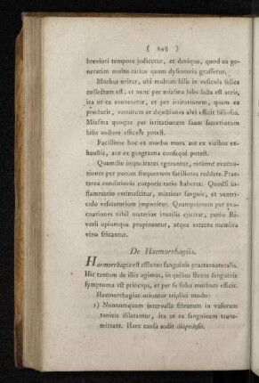 De Haemorrhagiis.