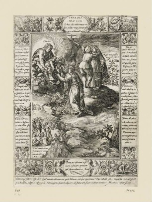 Cura Dei pro suis, Blatt 7 der Folge "Allegorie des christlichen Glaubens"